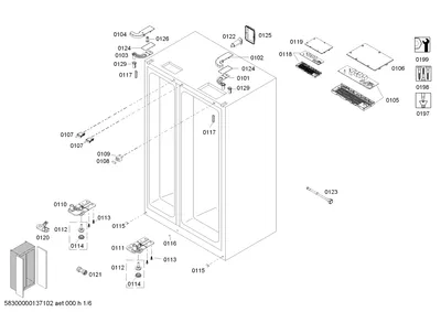 Door & Housing, Hinges (0101-0199)