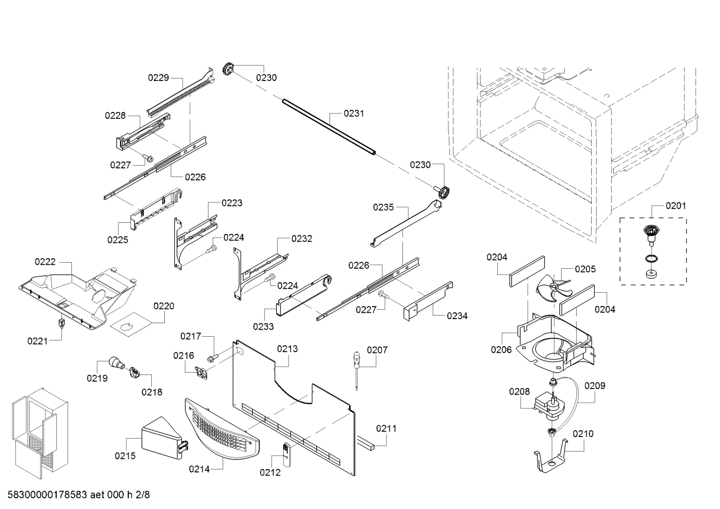 Rail Rack, Side RH