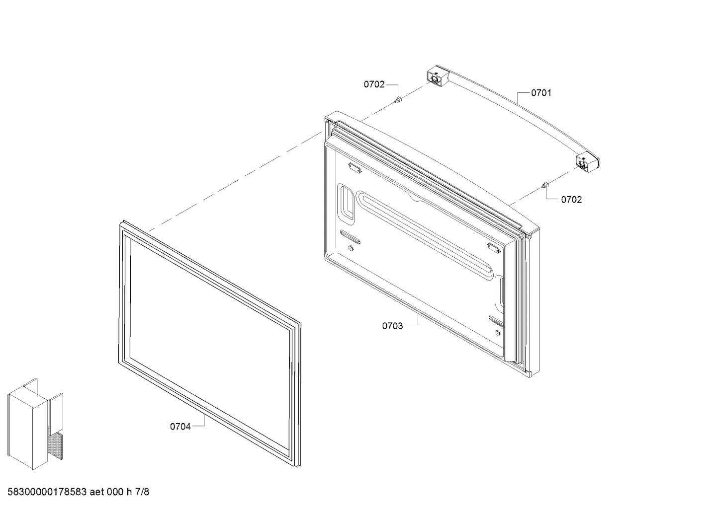 Handle, Door SS