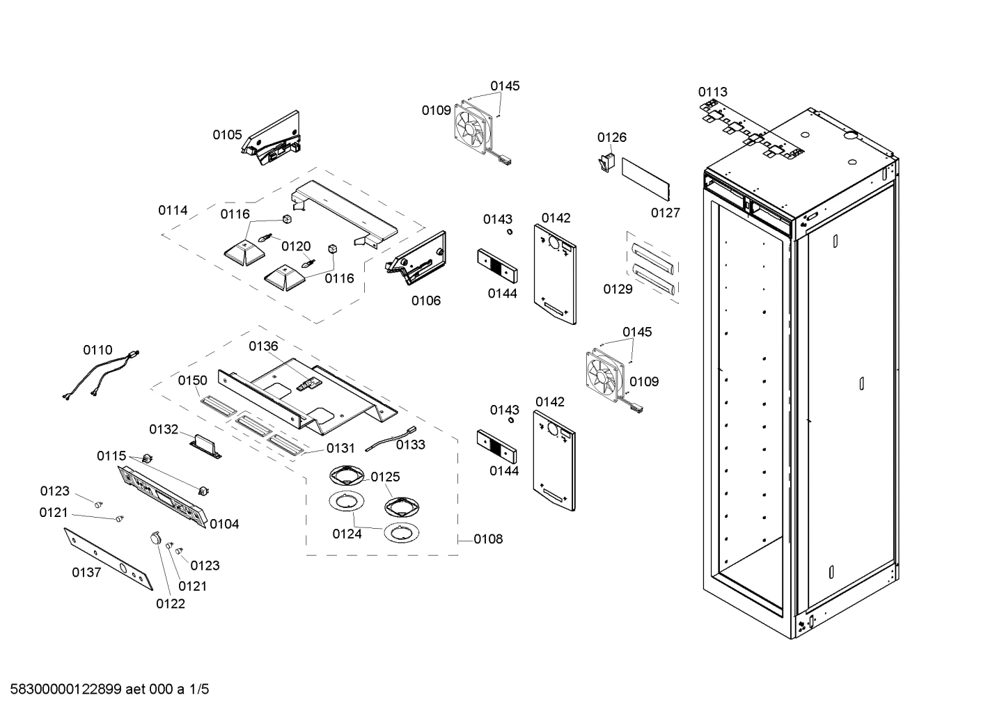 Door & Housing, Flaps & Holders (0104-0199)