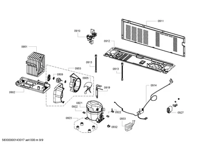 Fan Parts, condensedwatertanks (0901-0933)
