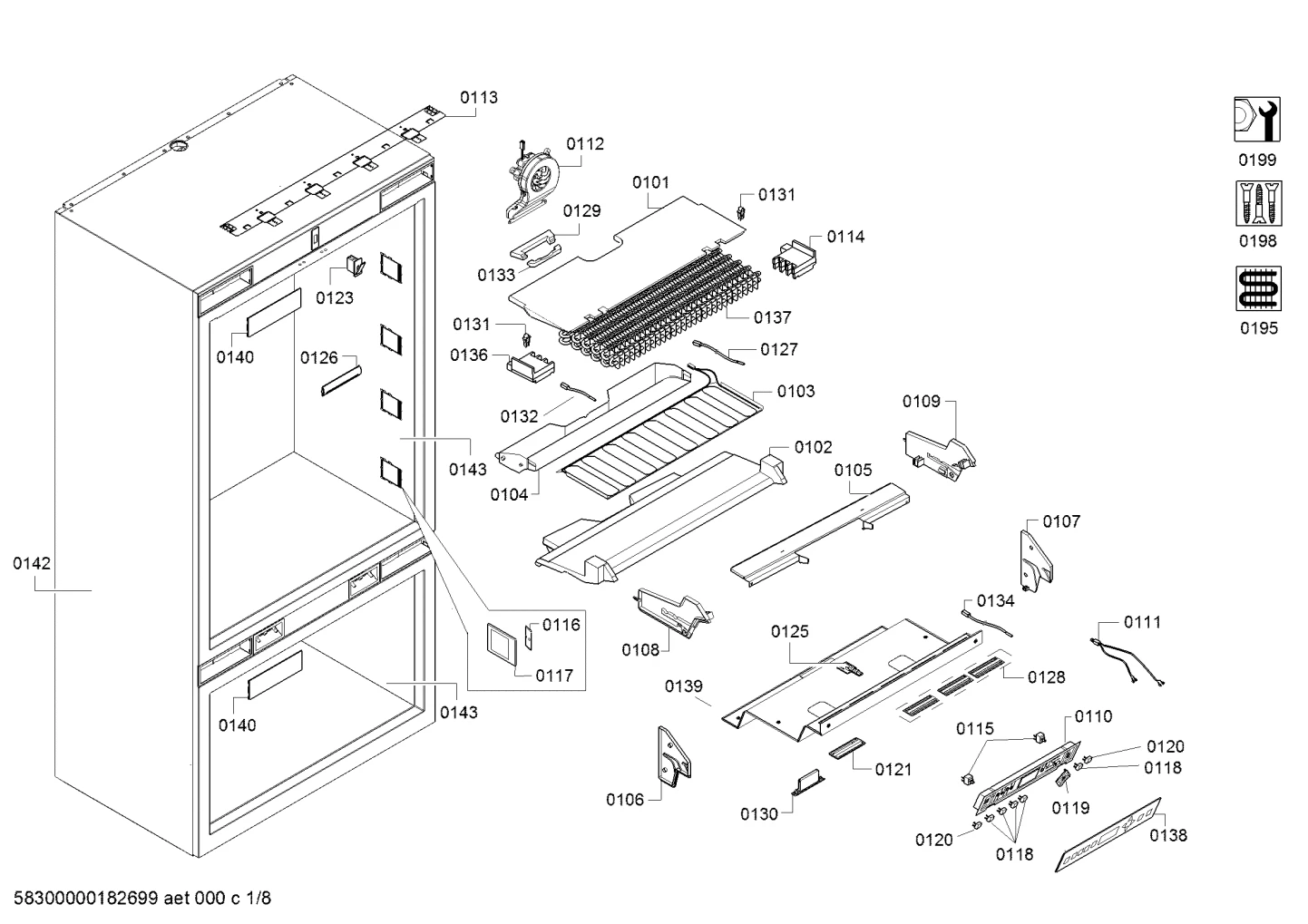 Mounting & Fixing, Door & Housing (0101-0199)