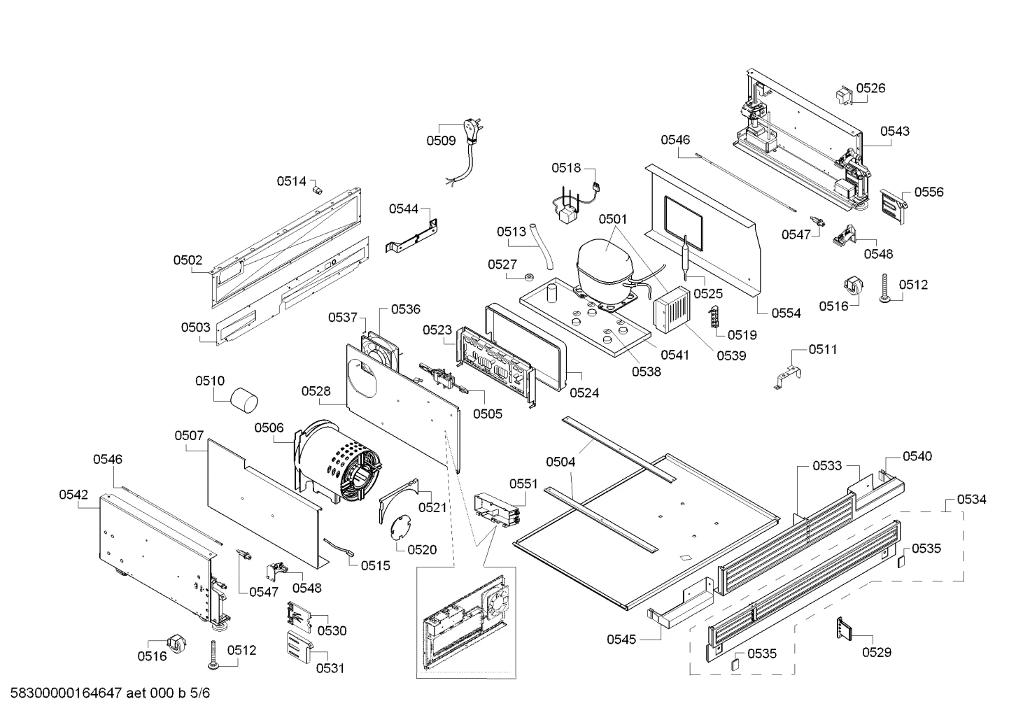 Worktop Fridge/Freezer 30" - Lower