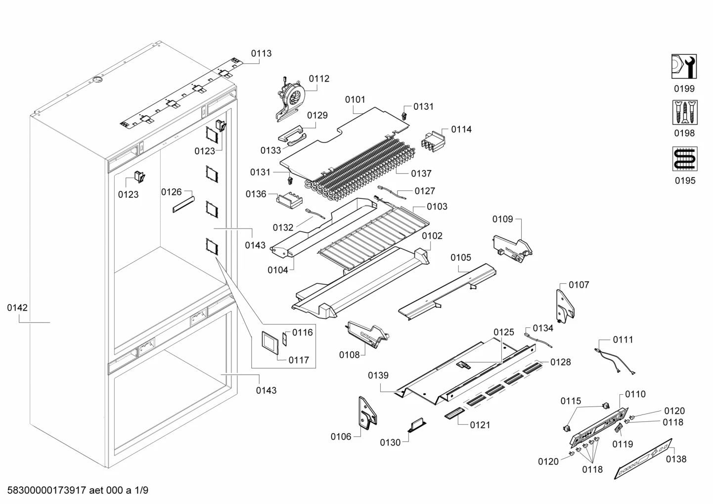 Mounting & Fixing, Door & Housing (0101-0199)