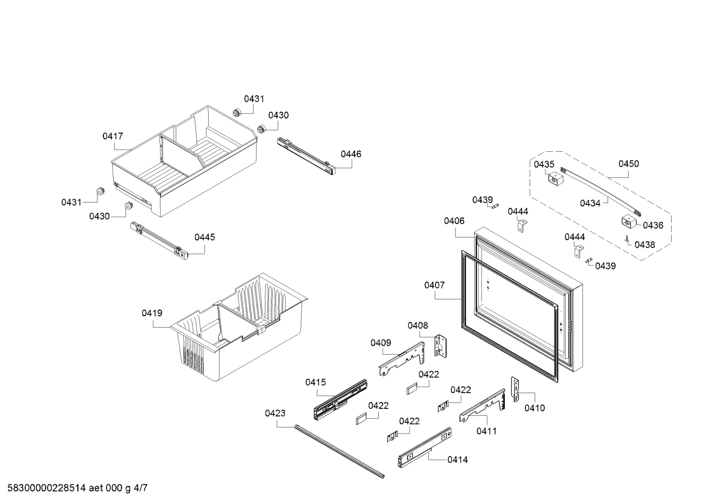 Guide 3S Stand Rail Assy_L_H53_L395_C_ZC