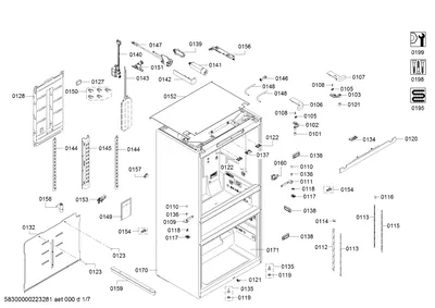 Door & Housing, Hinges (0101-0198)
