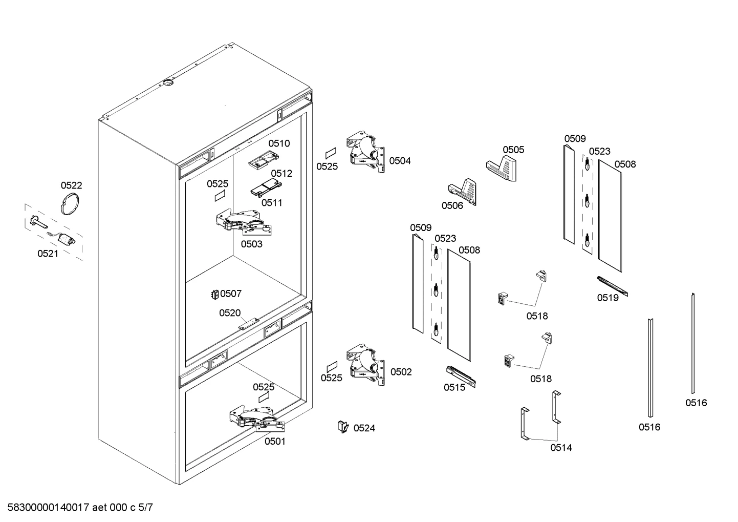 Cover Side Wall-Lightning-Upper Left