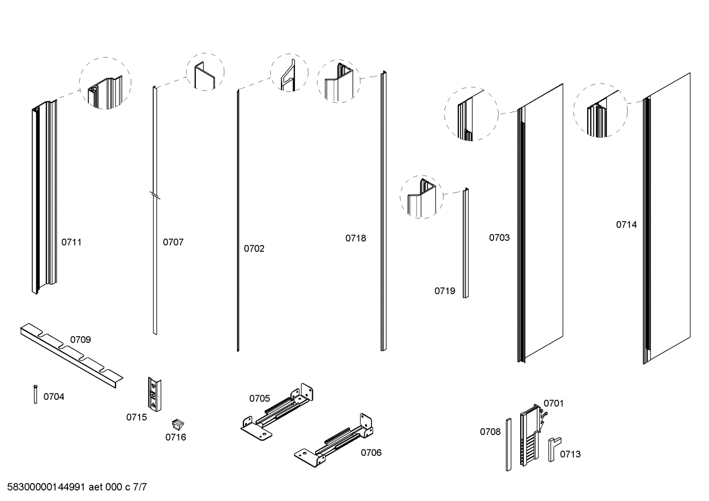 Installation Parts - Bottom Mount Pacs (US)