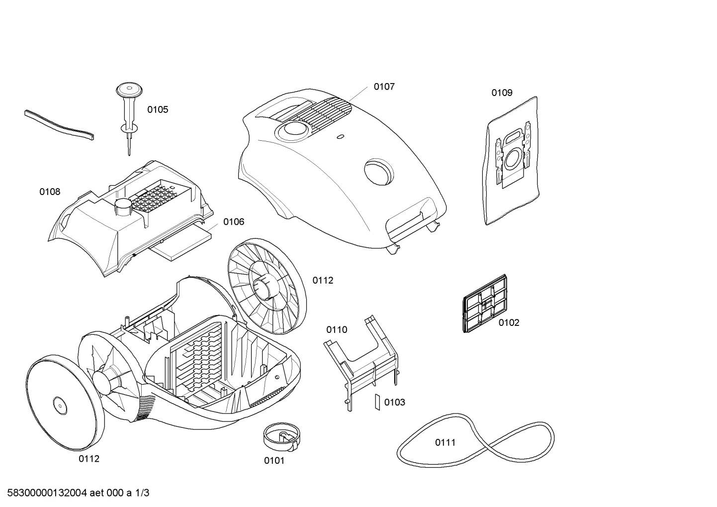 Springs, Lids & Covers (0101-0111)