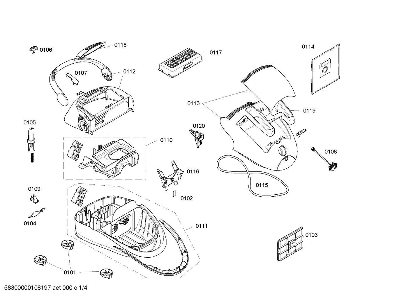 Lids & Covers, Springs (0101-0120)