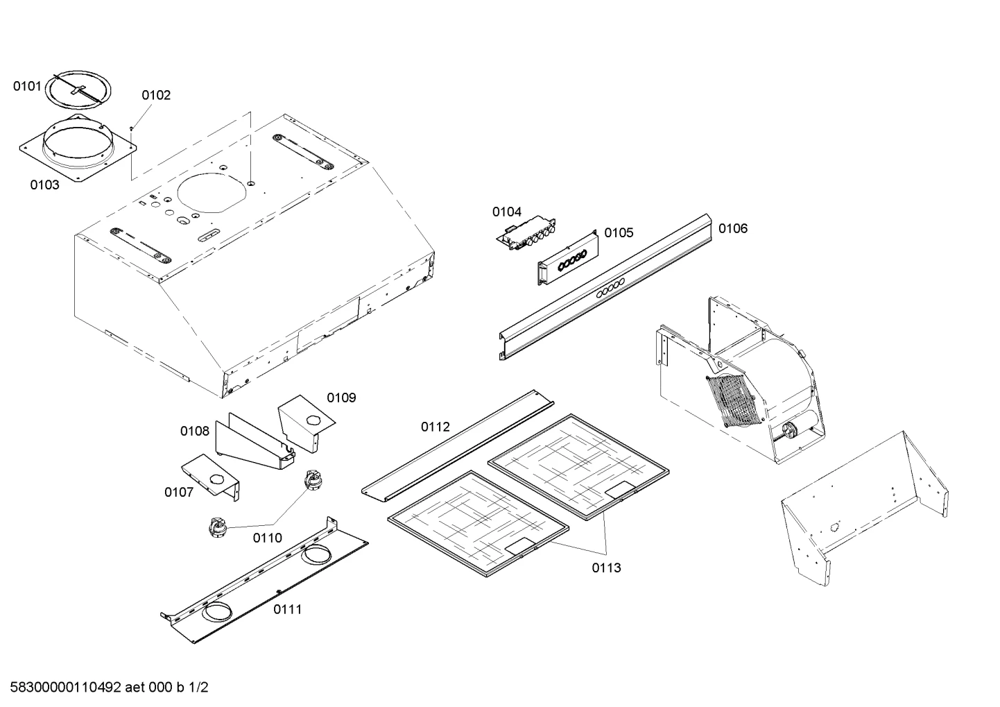 Rails, Flaps & Holders (0101-0152)
