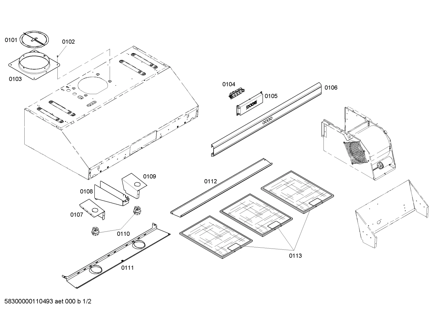 Rails, Flaps & Holders (0101-0152)
