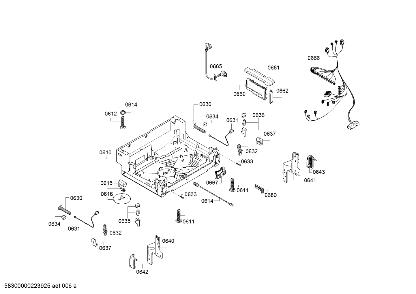 Door & Housing, Hinges (0610-8102)