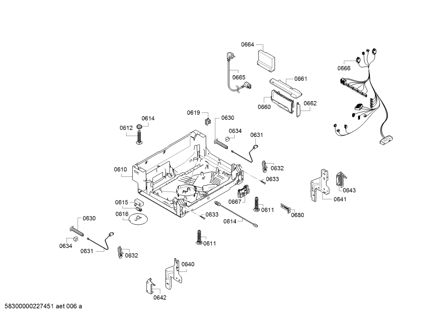 Door & Housing, Hinges (0610-8102)