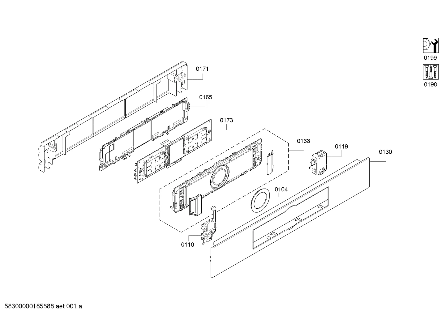 Screws, Door & Housing (0104-0199)