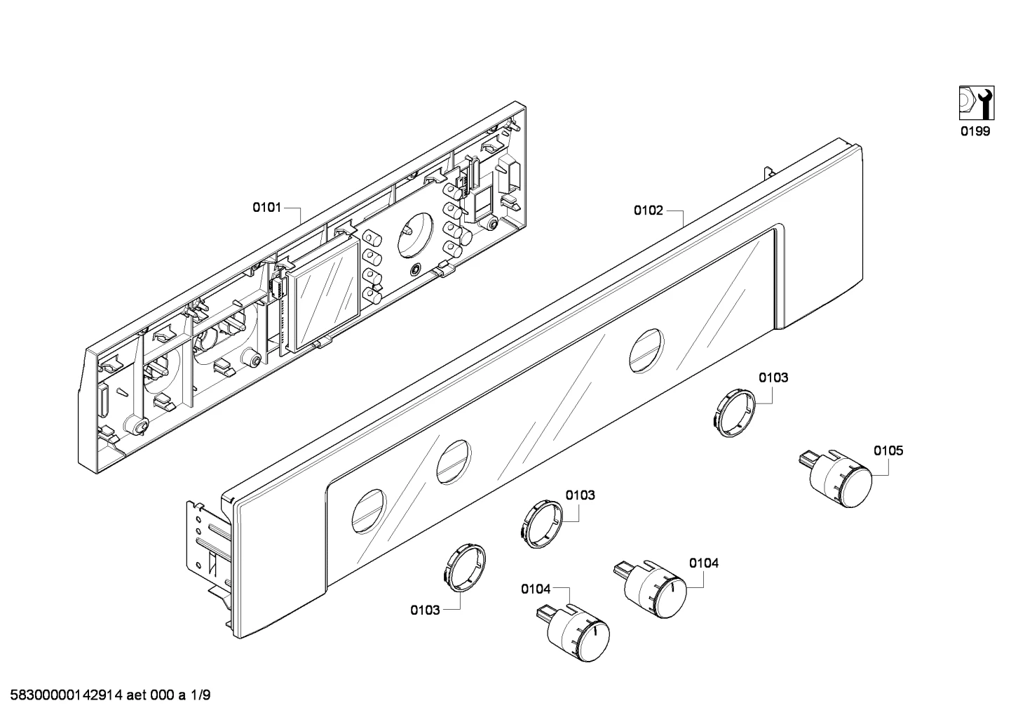 Handles & Knobs, doors & housing (0101-0199)