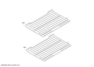 shelves trays (0601-0601)