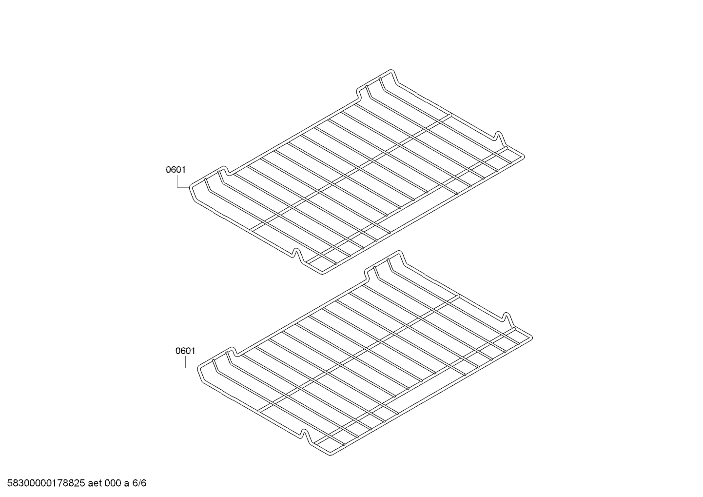 shelves trays (0601-0601)