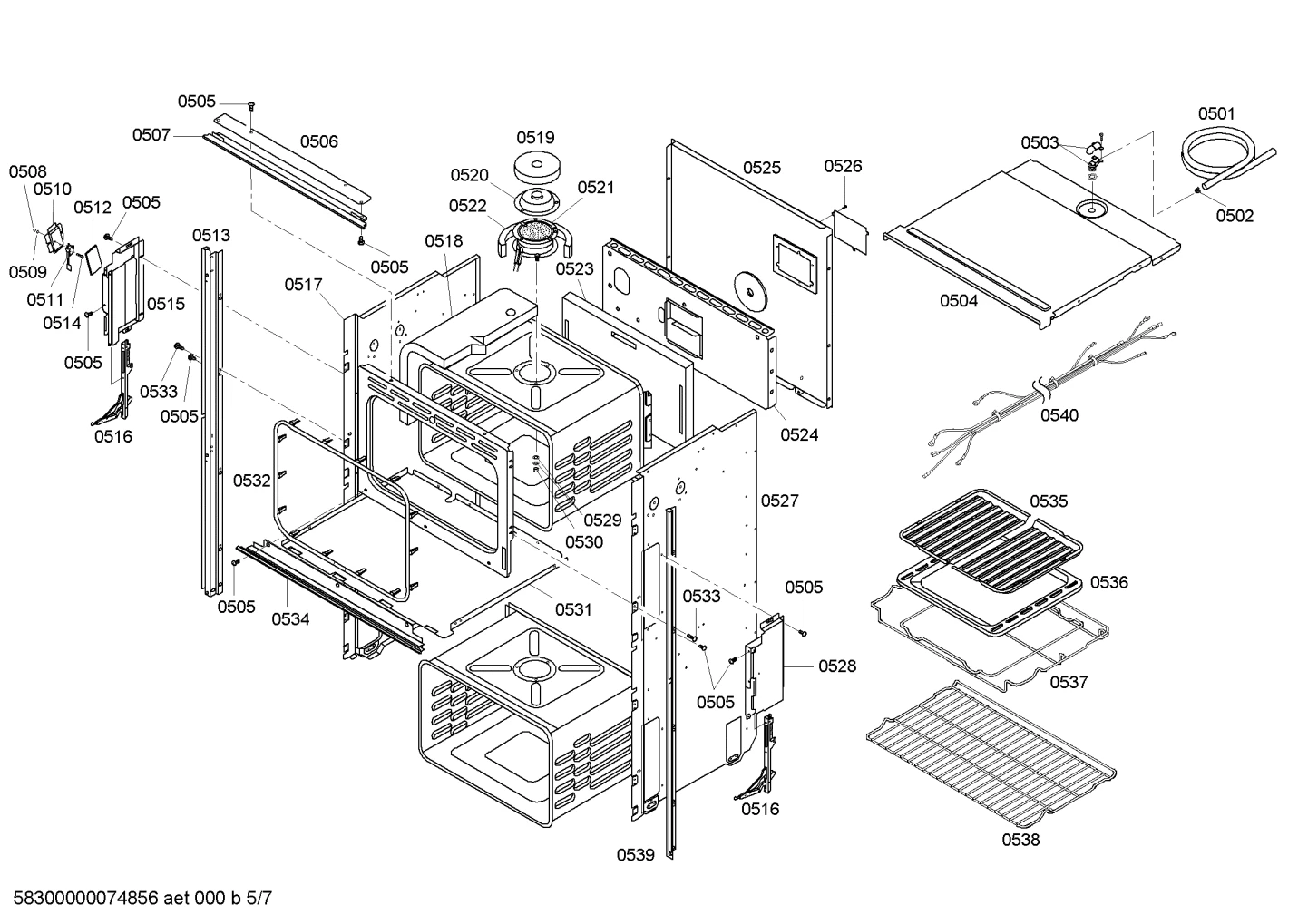 Fascia Insert, Lower Cavity (SS)