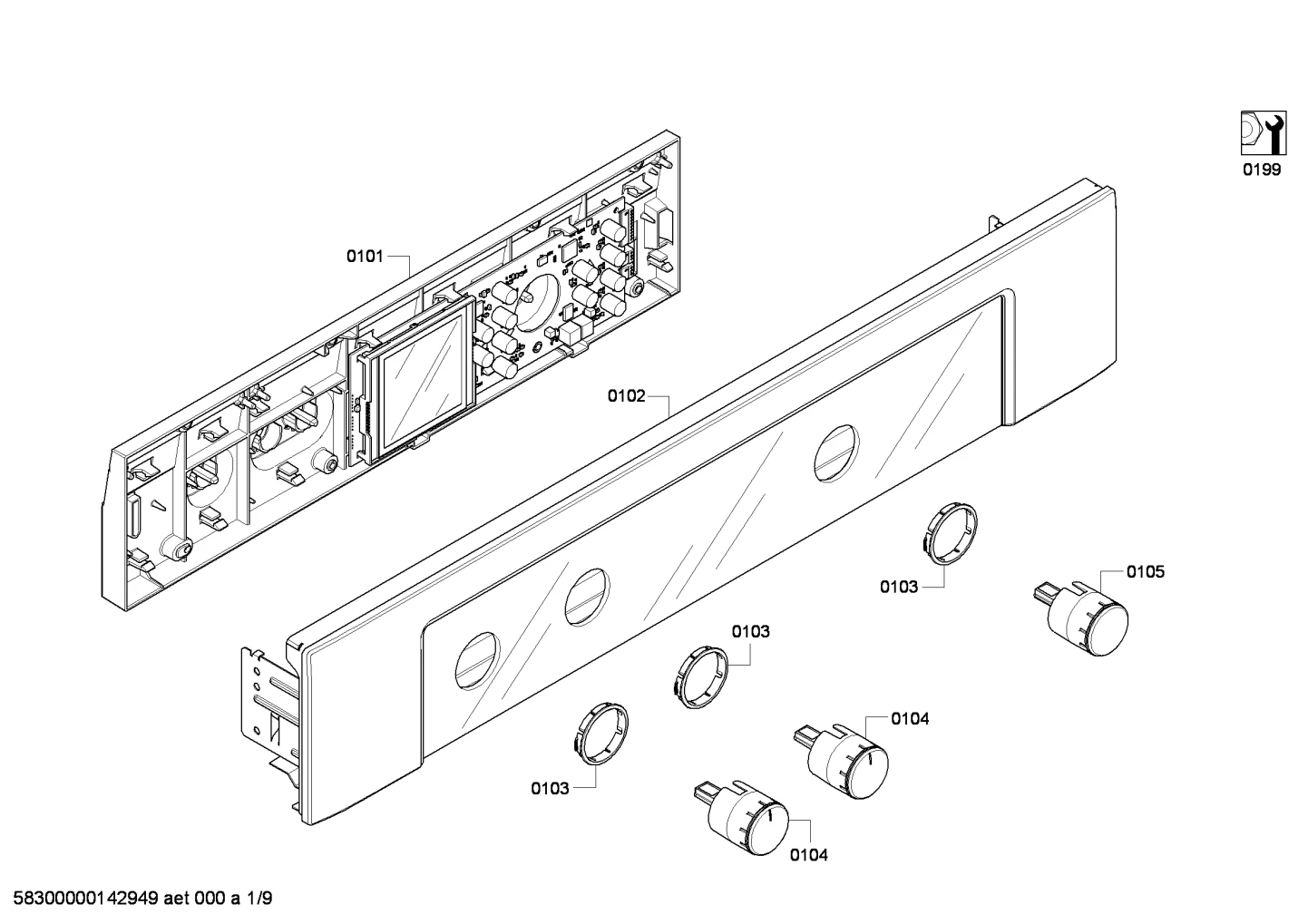 Assy, SVC Mfld/Glass B2D 30 SS (430)