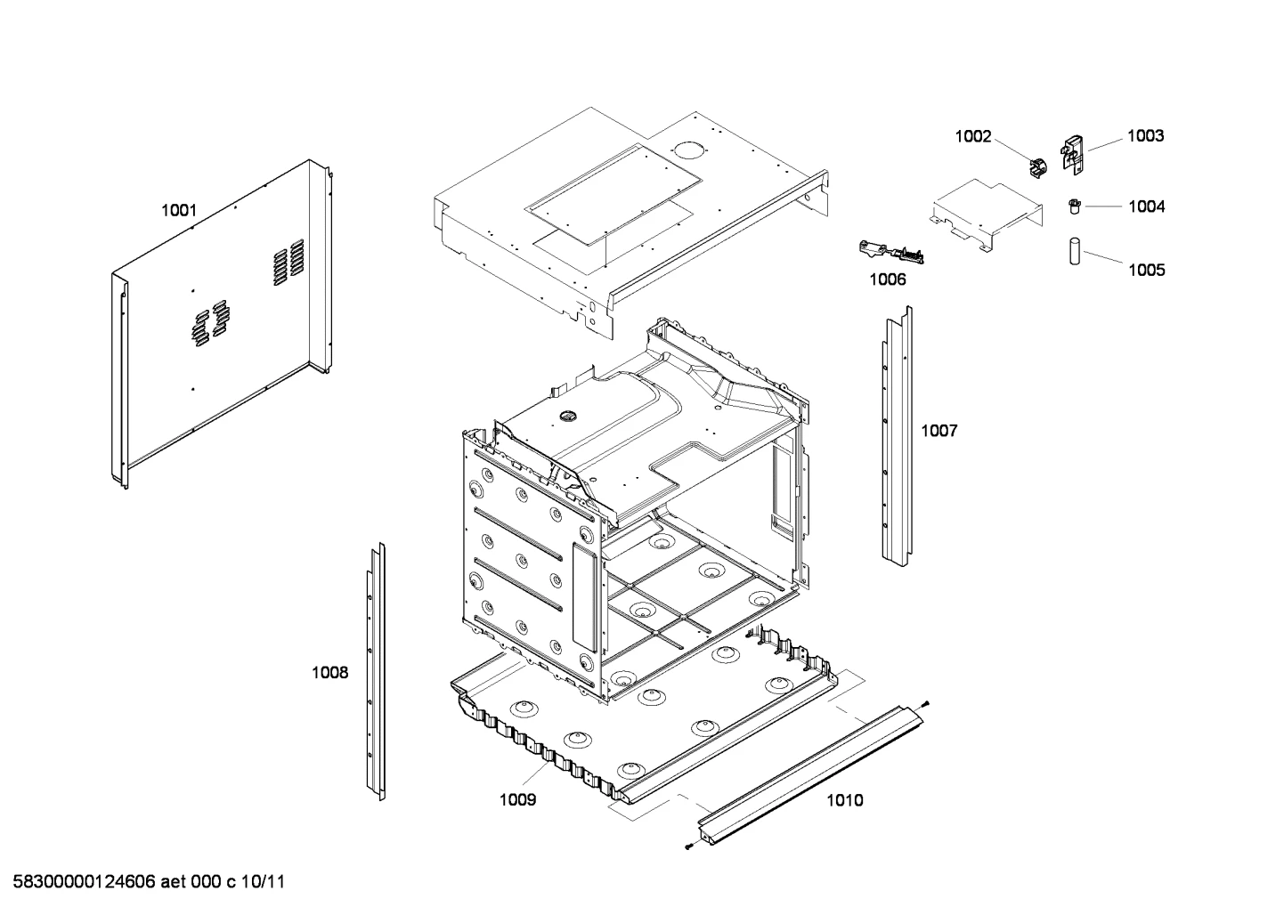Connection Cable 4-Wire Pigtail, Combo Ovens, SVC