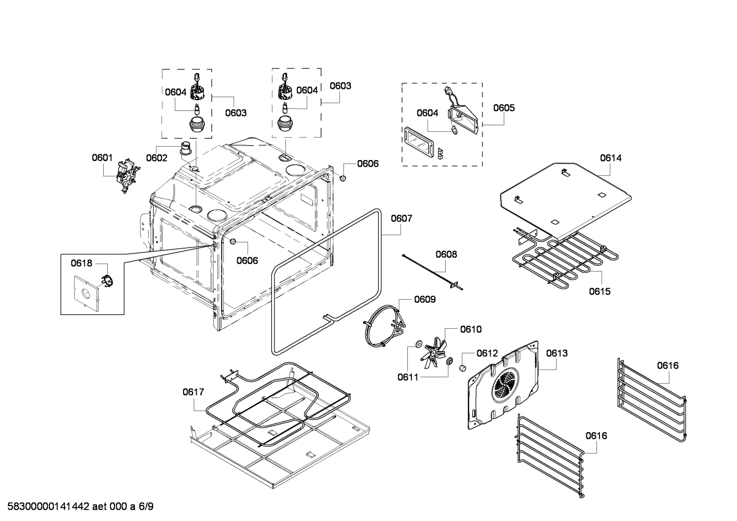 Cavity, SVC Assy, Thd C 30 Lwr
