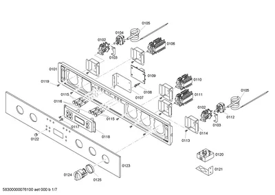 thermostats, Screws (0101-0125)