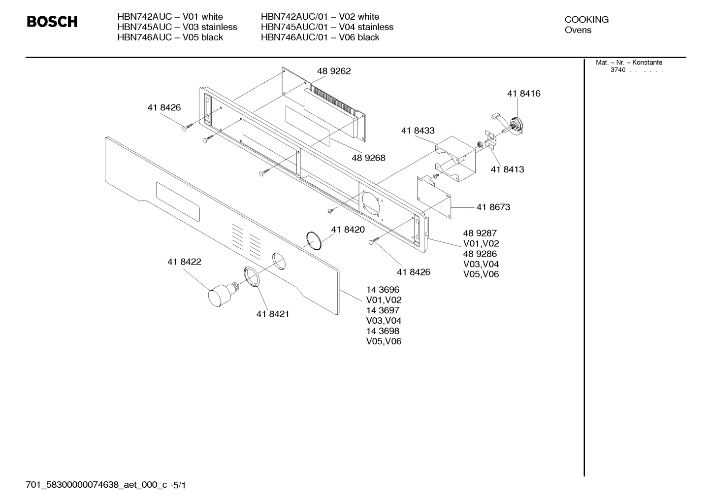 Rear Pin For Telescopic Rack