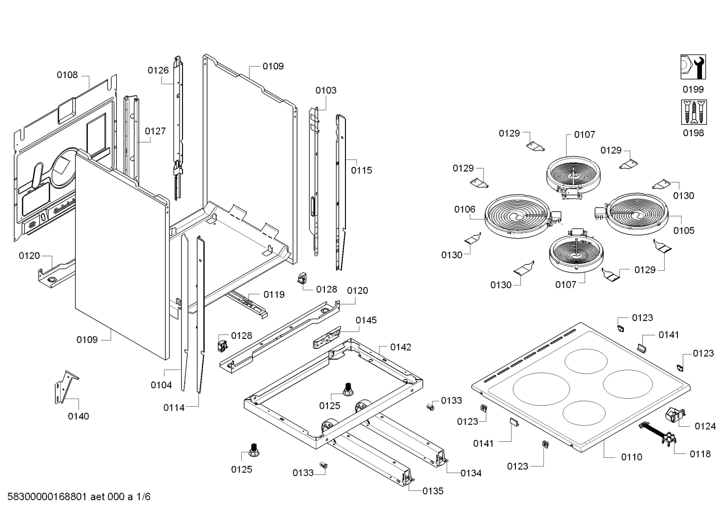 Springs, hotplates (0107-0199)