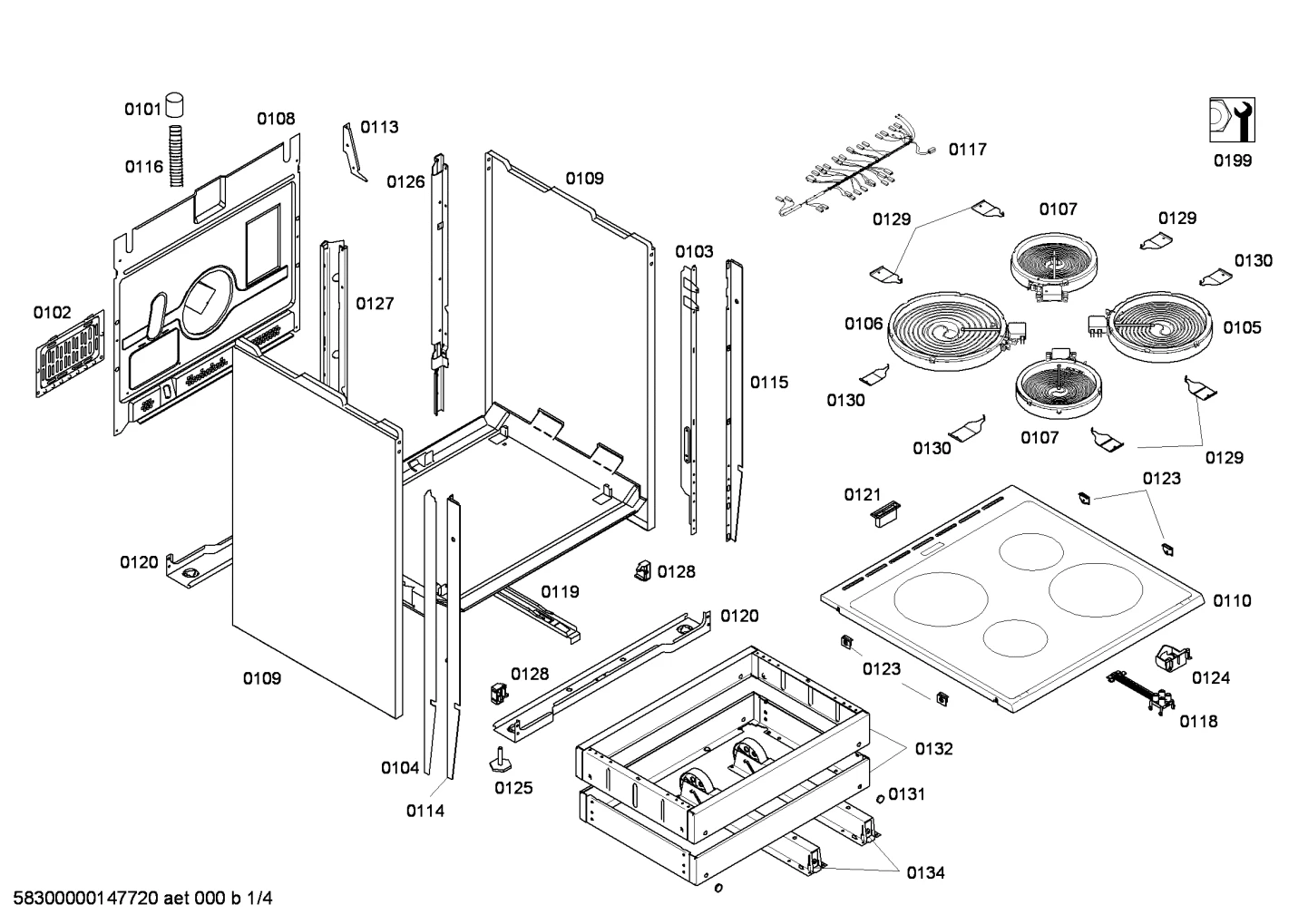 Springs, hotplates (0102-0199)
