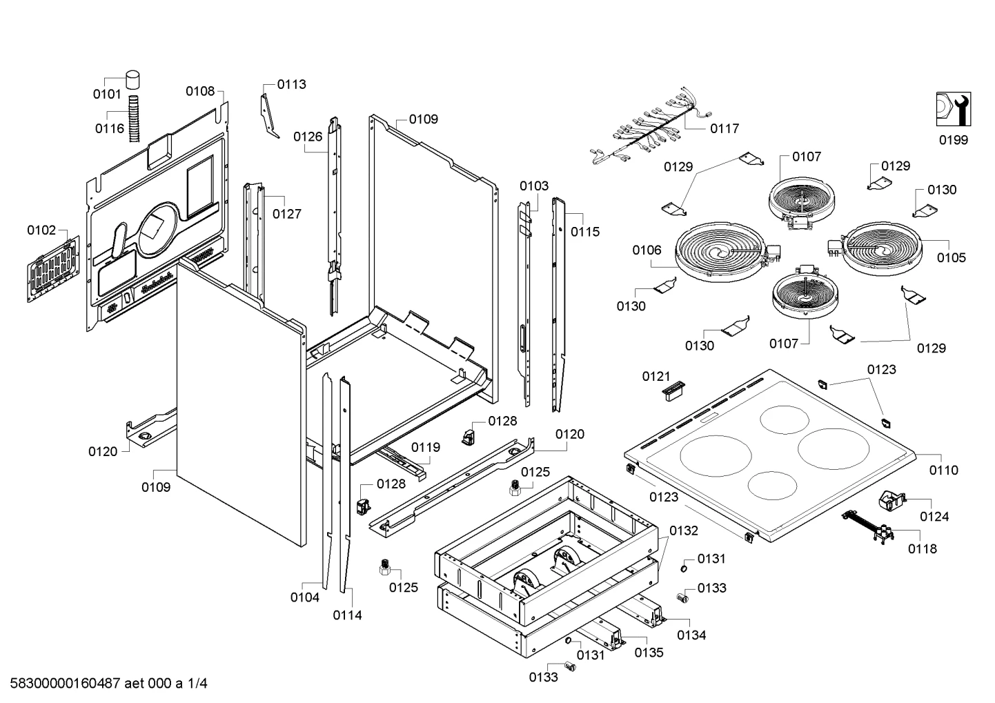 Springs, hotplates (0102-0199)