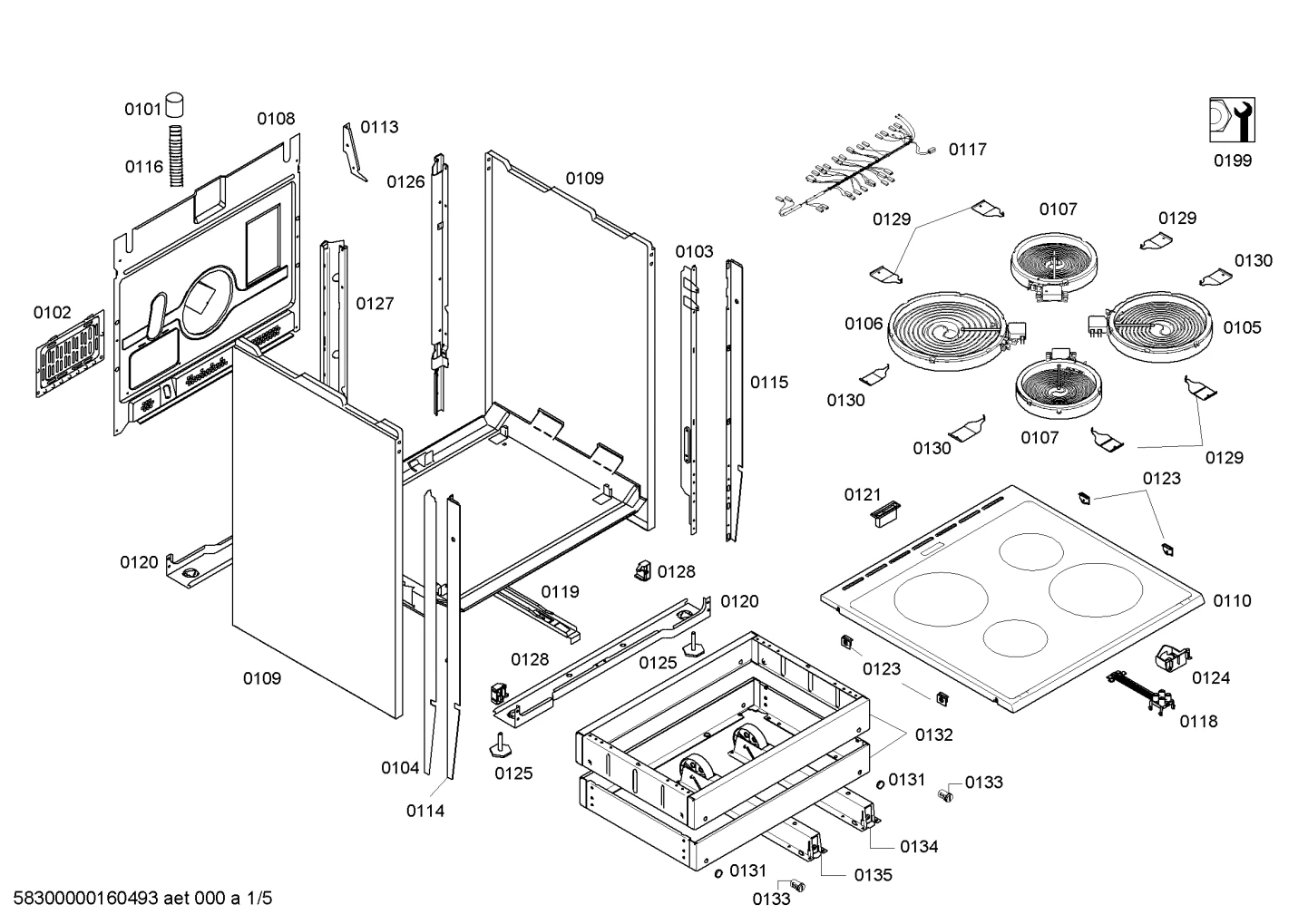 Springs, hotplates (0102-0199)