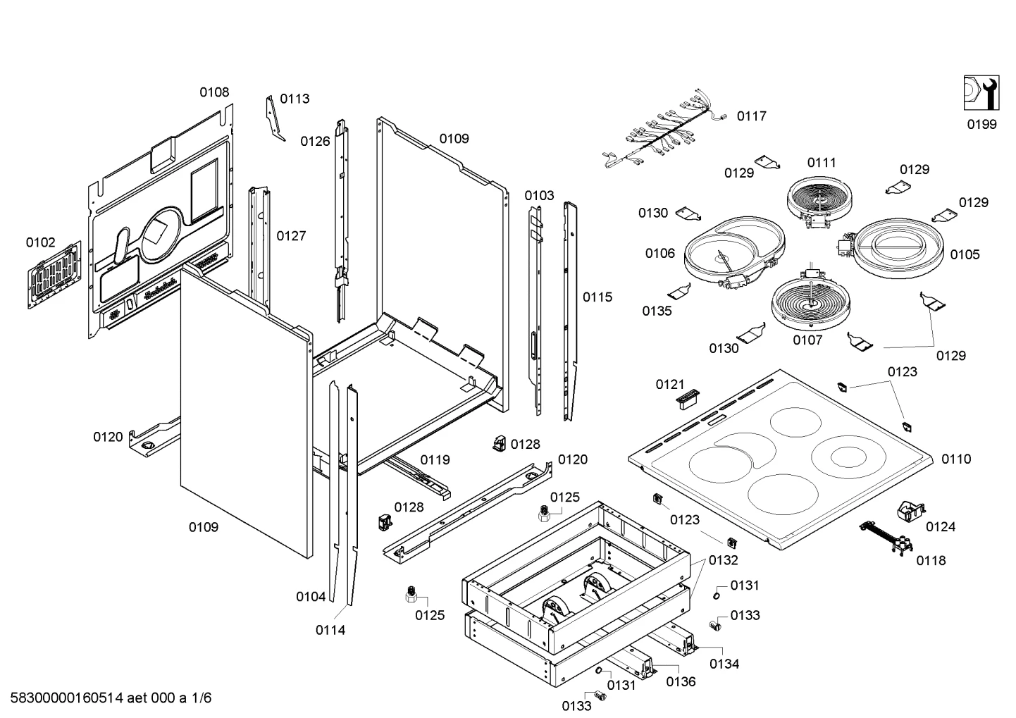 Springs, hotplates (0102-0199)