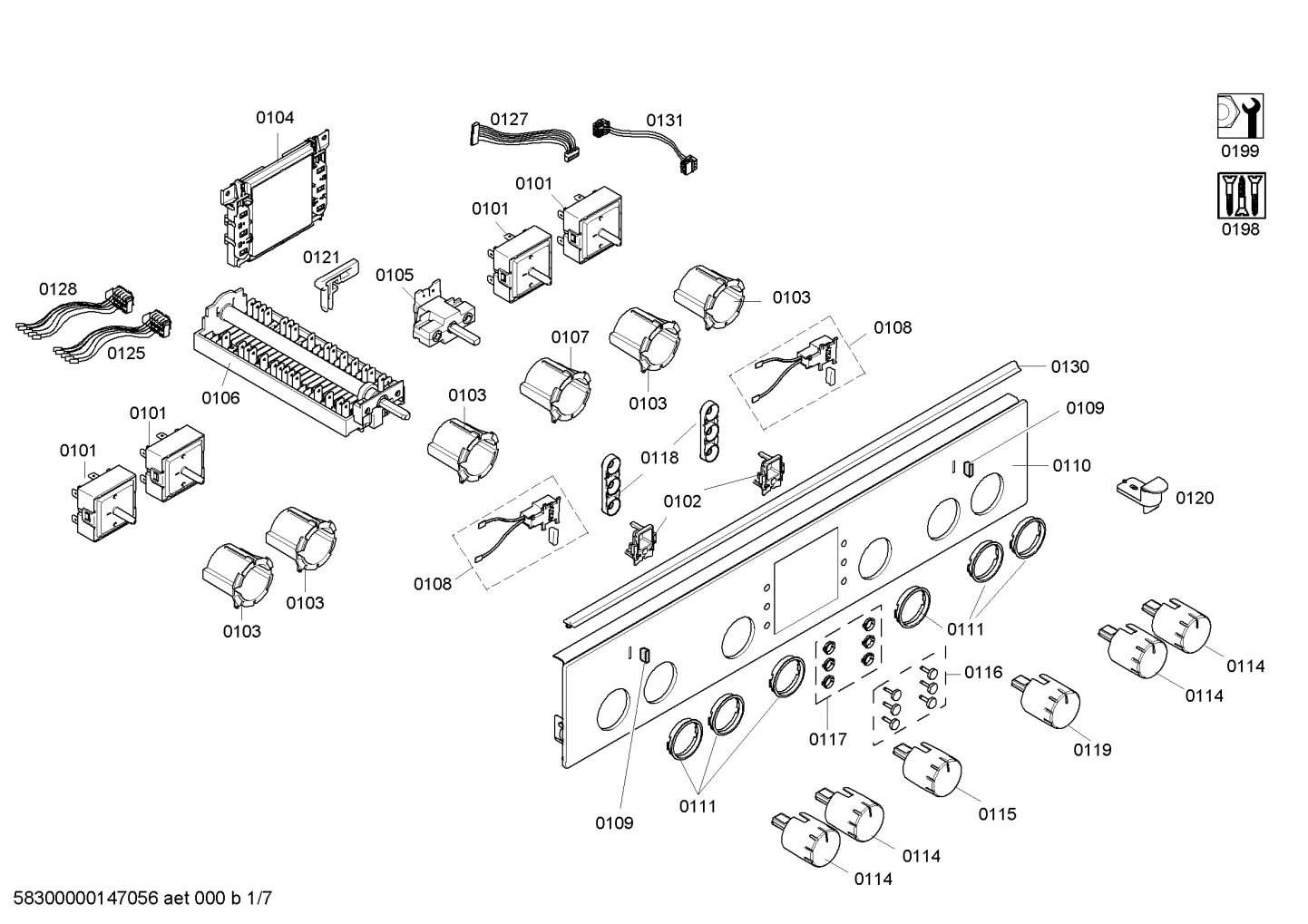 Potentiometer Set Point Adjuster With 20 Indexed Positions