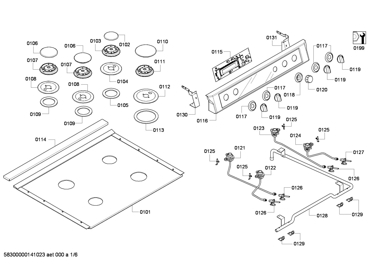othergasparts, Seals & Gaskets (0101-0199)