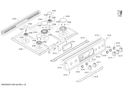 Screws, othergasparts (0101-0199)