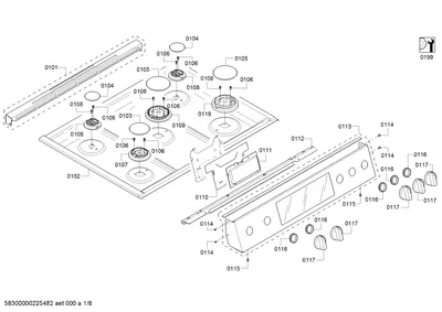 Screws, othergasparts (0101-0199)