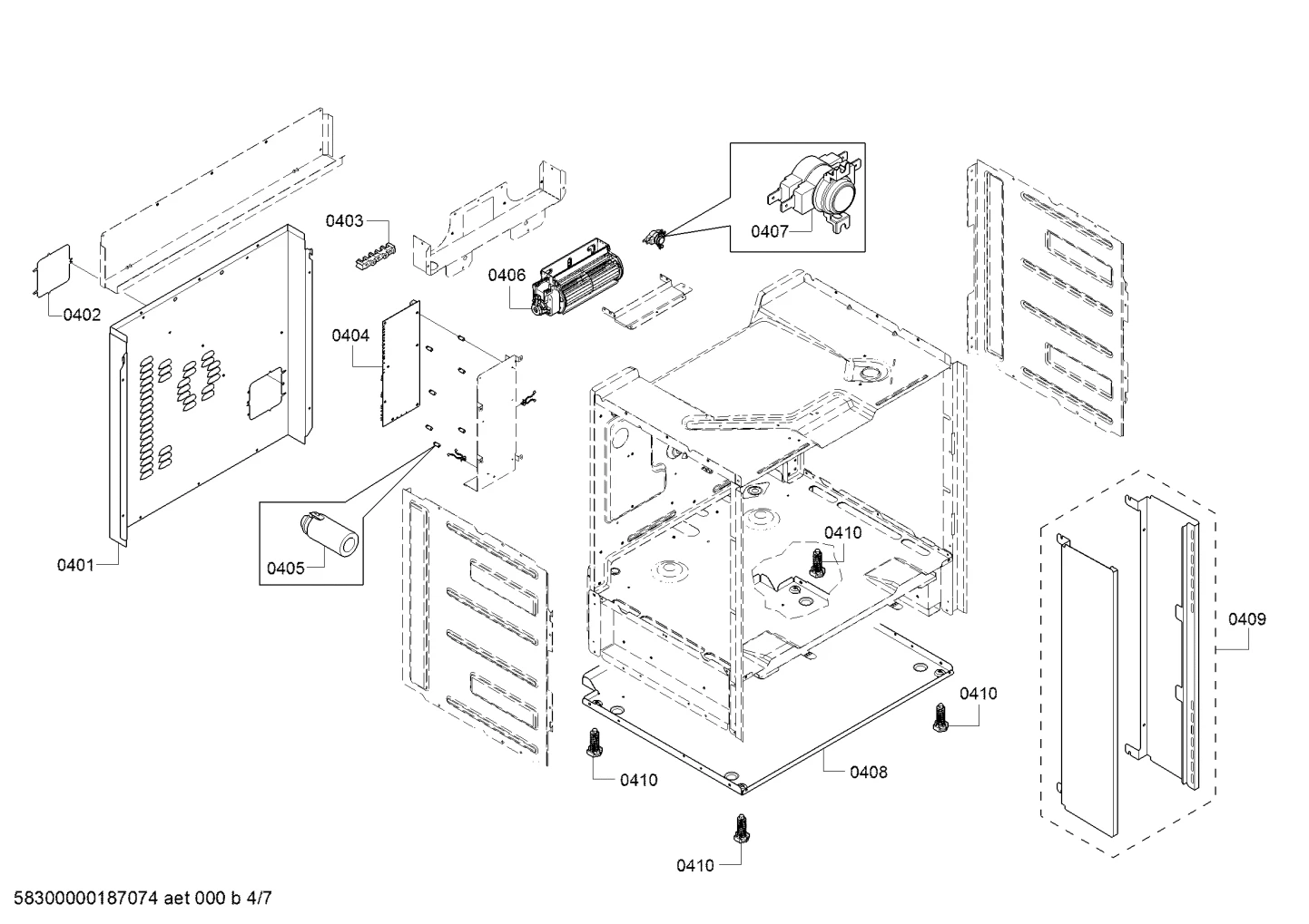 Side Wall Service Kit (Replaces 11004063, 11002376)