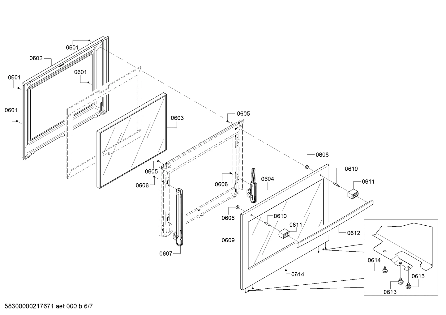 Hinge SVC Kit For 30" Bio Soft Close (Incl 1 Short Soft And 1 Short