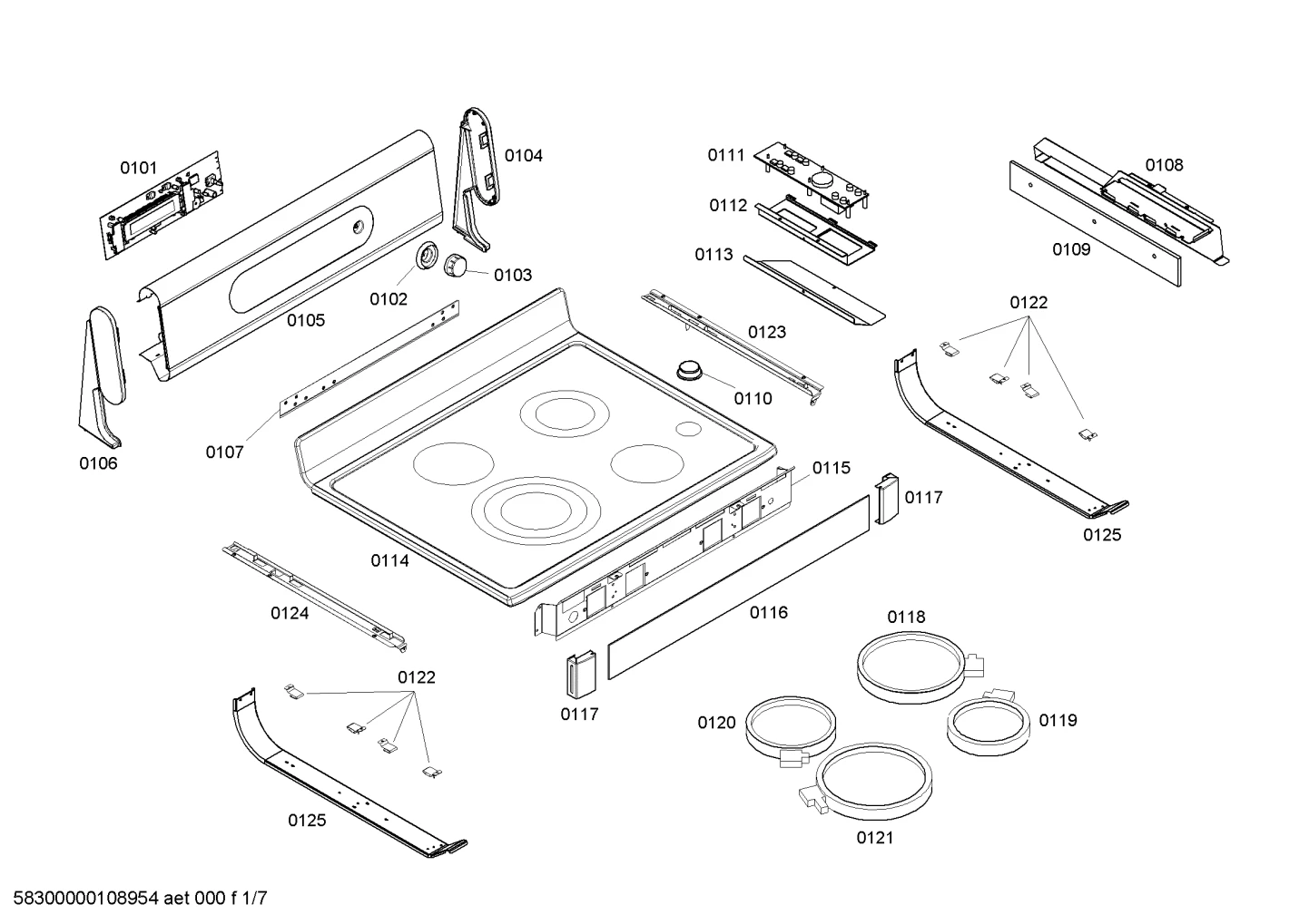 heatingparts, hotplates (0101-0154)