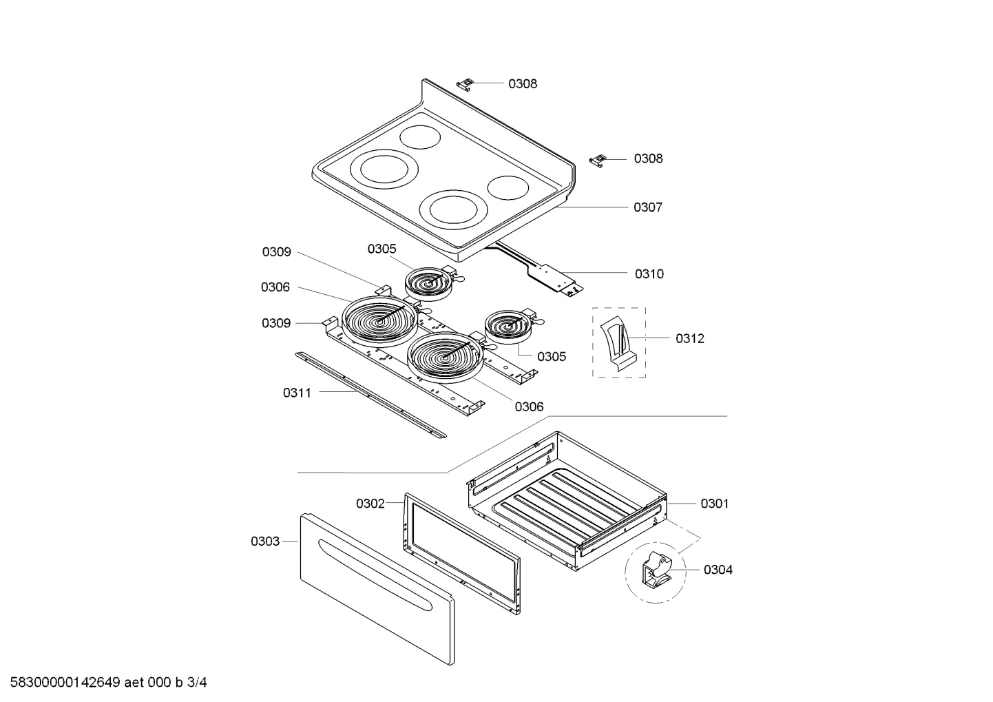Hinge Bracket, Maintop