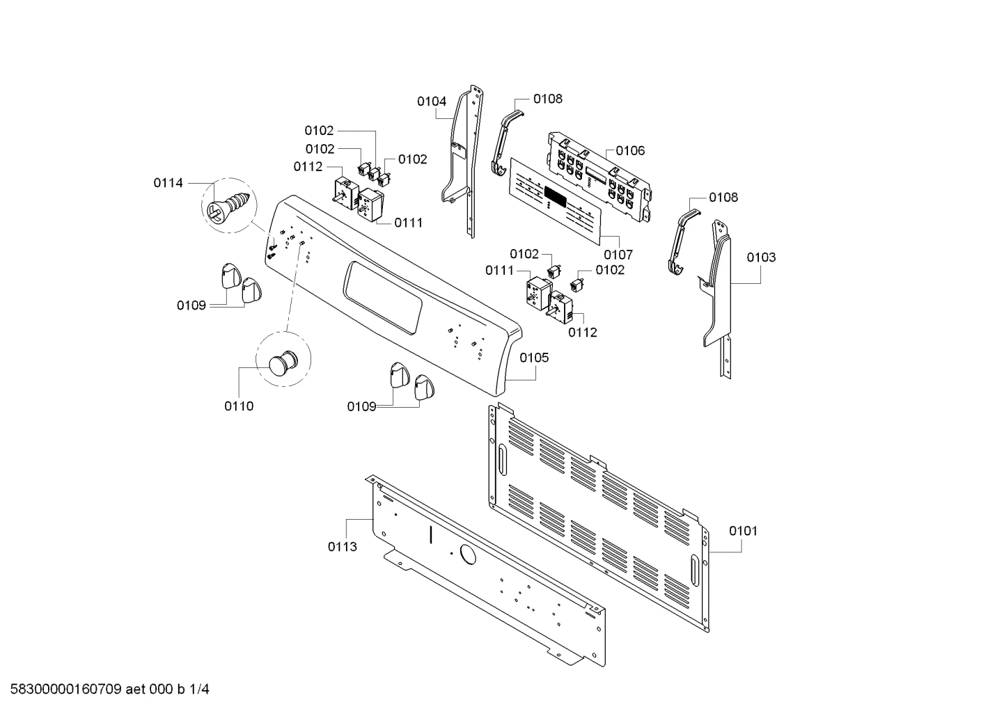 Door & Housing, Switches (0101-0155)