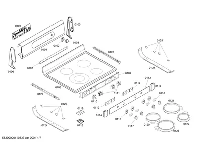 Springs, heatingparts (0101-0154)