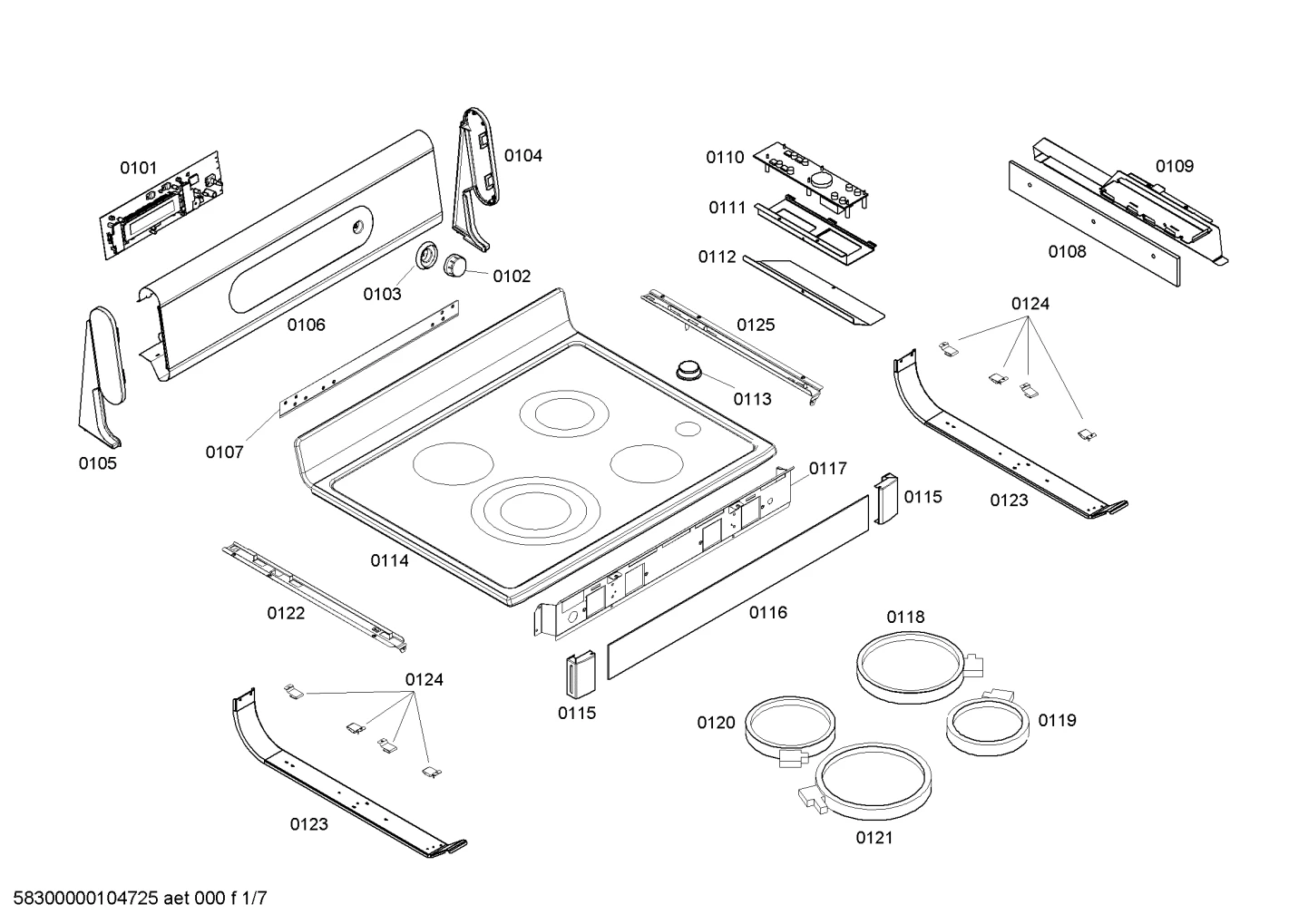 hotplates, Mounting & Fixing (0101-0154)