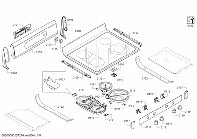 Door & Housing, hotplates (0101-0199)