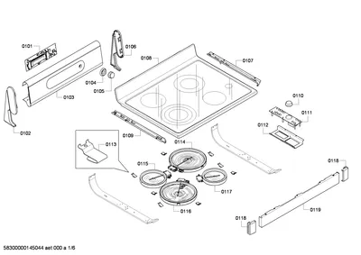 Door & Housing, heatingparts (0101-0199)