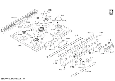 Screws, othergasparts (0101-0199)