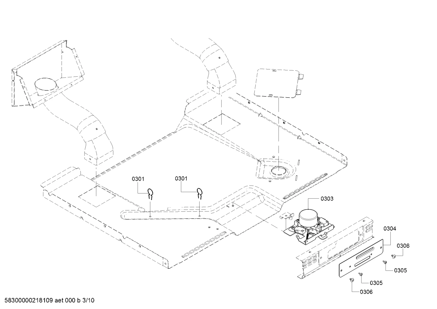 Screws, latches (0301-0306)