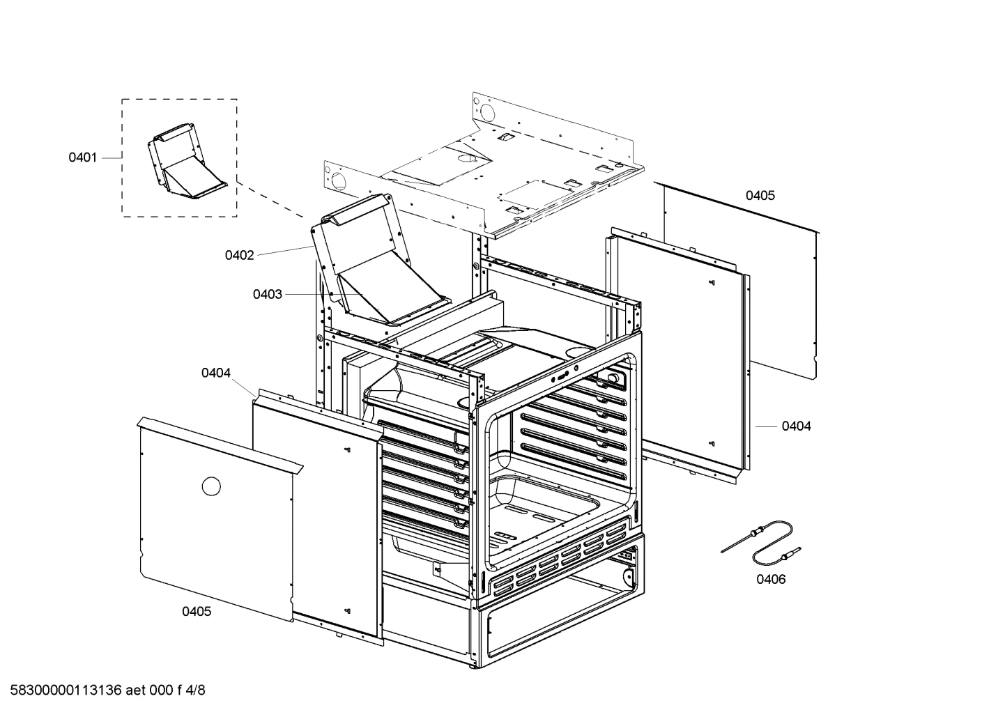 Flue, Front