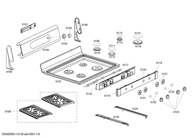 burnercaps rings, othergasparts (0101-0153)